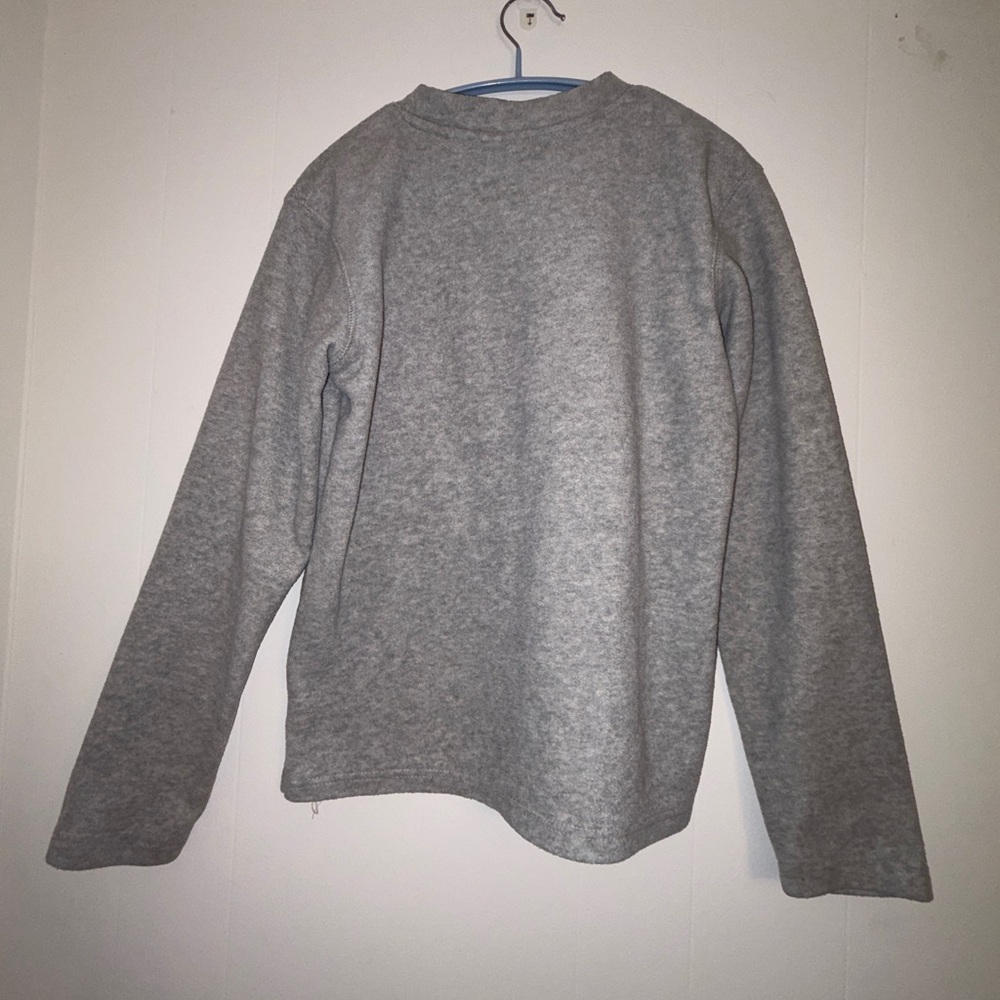 Vtg Disney Fleece Sweatshirt Womens Small Gray Eeyore Moody Embroidered Y2K - Picture 4 of 4